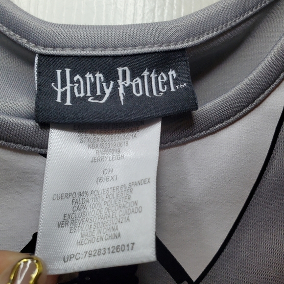 Harry Potter Hermione Granger Gryffindor Dress 6-6x Gray - Picture 5 of 7